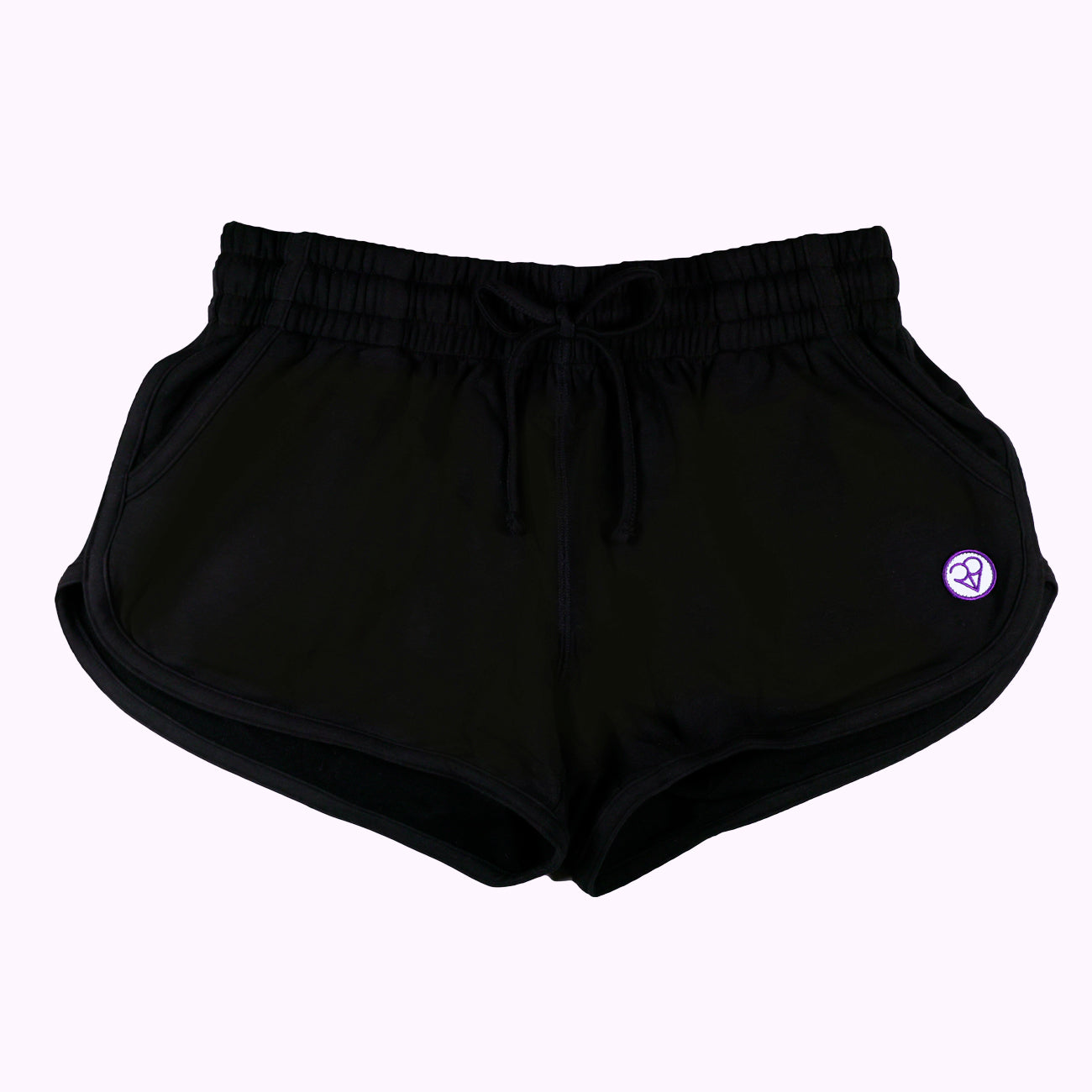 Rumpy Bamboo Women Soft Shorts#color_black-with-black-thread
